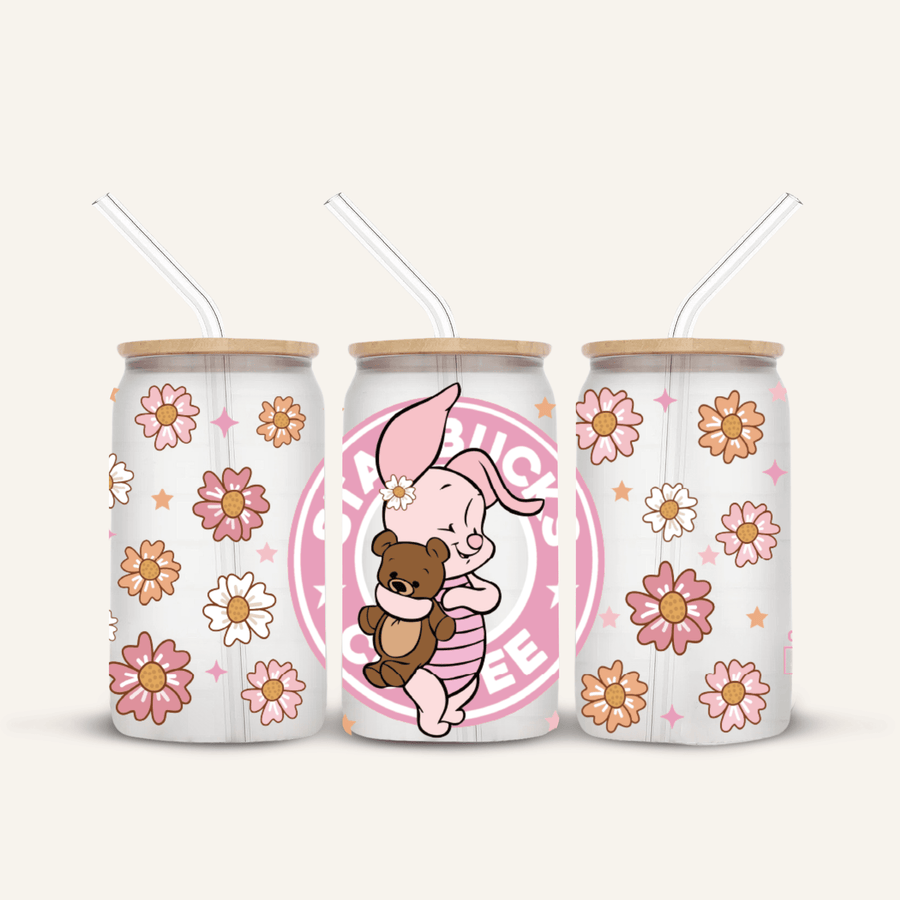 Piglet Glass Cup *FROSTED*