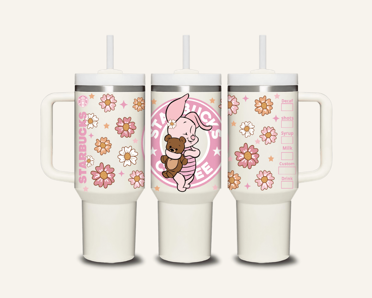 Piglet Tumbler with Side Handle