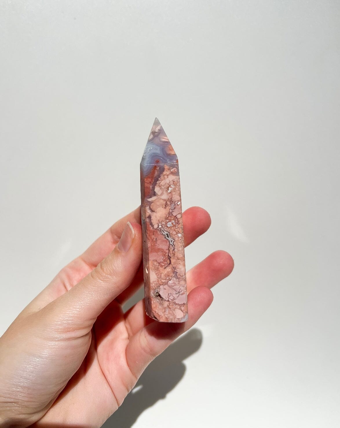 Pink Agate Tower #1