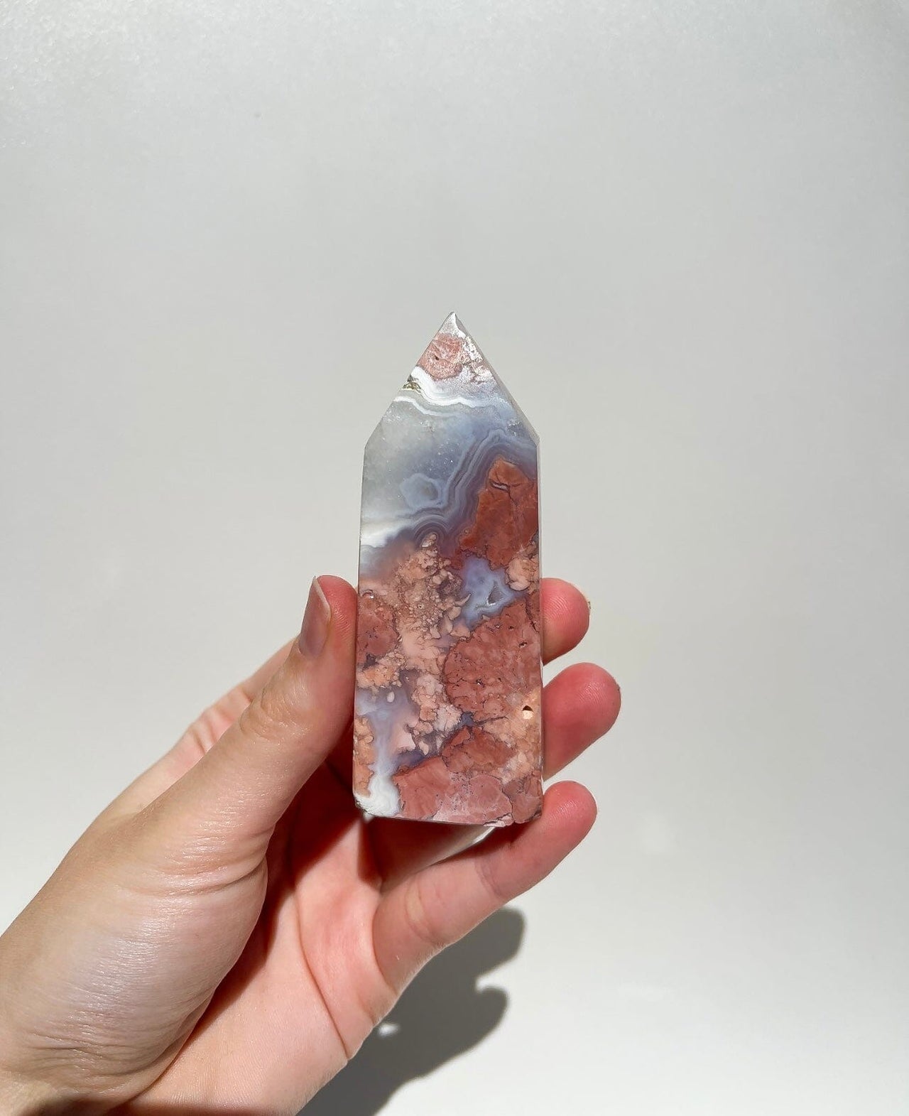 Pink Agate Tower #1