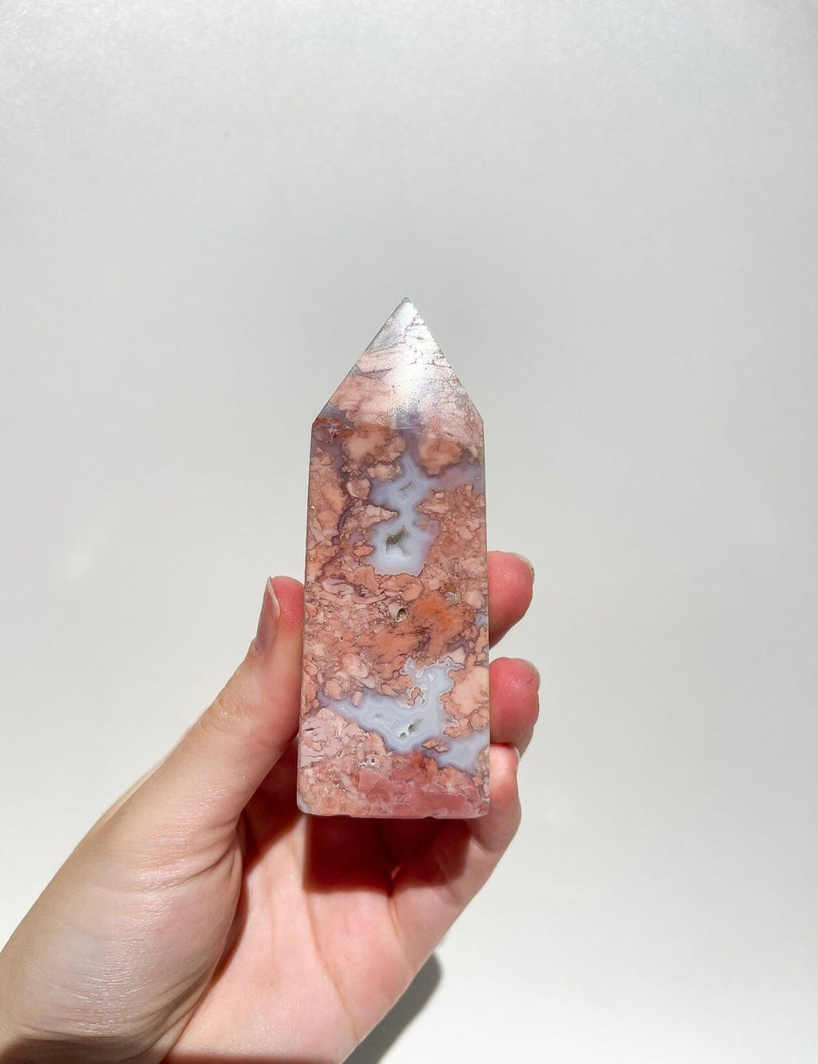 Pink Agate Tower #1