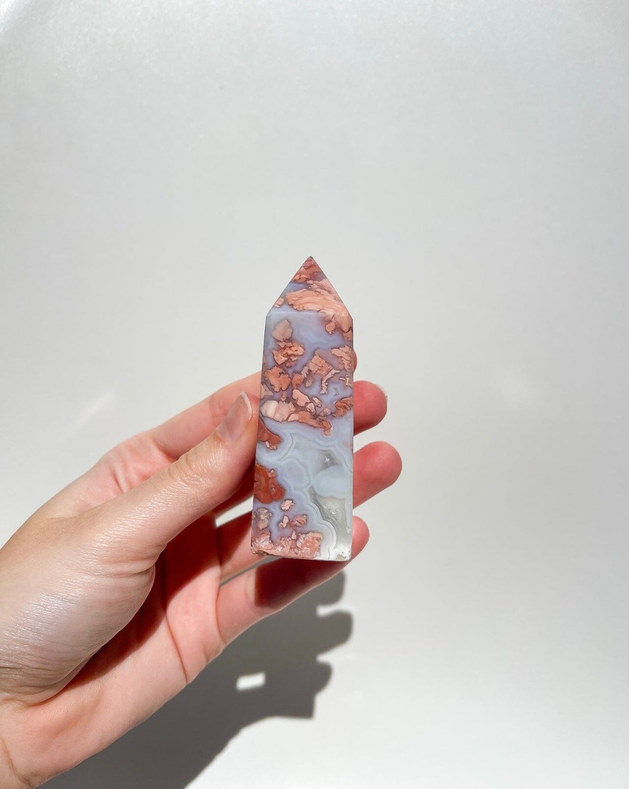 Pink Agate Tower #3