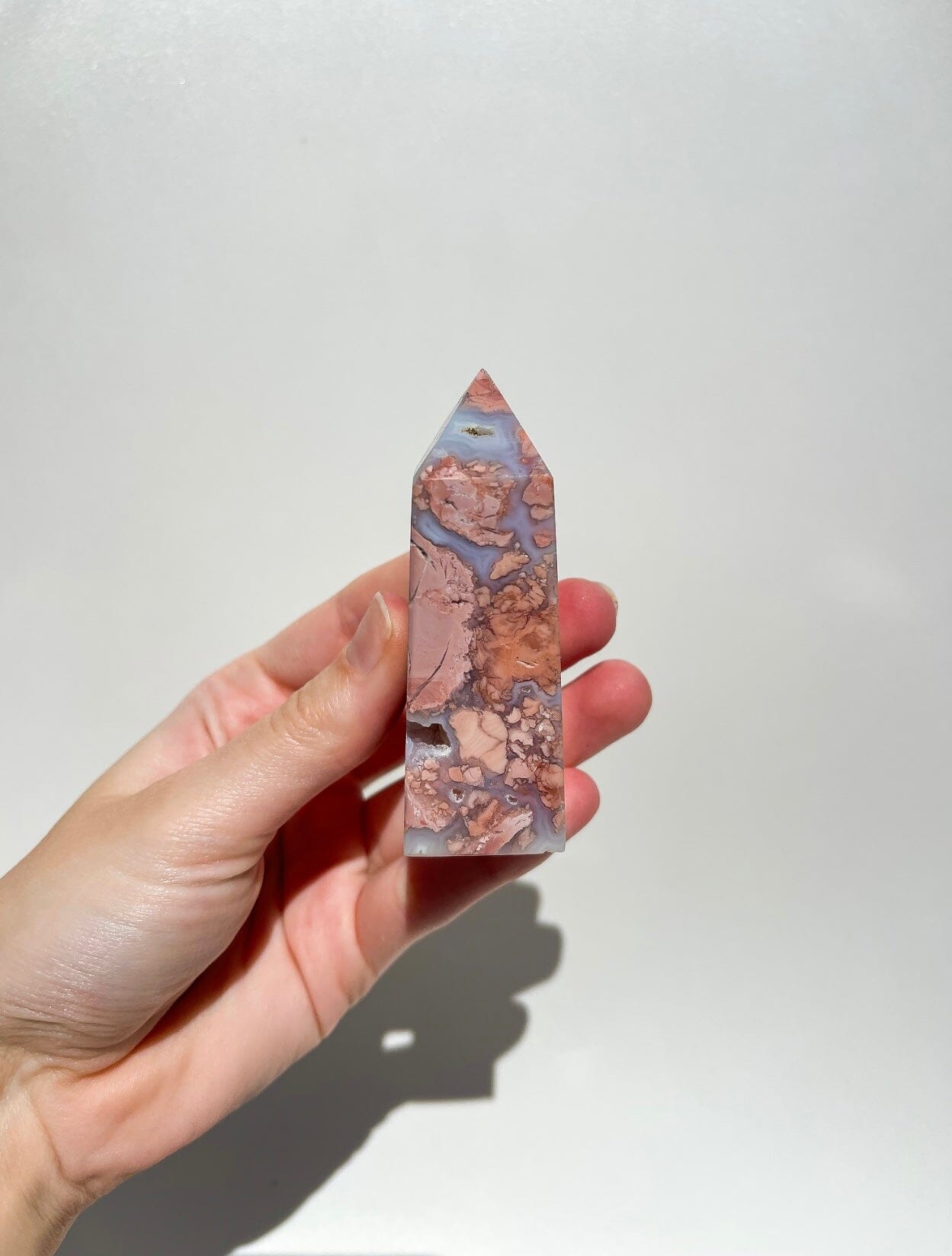 Pink Agate Tower #3