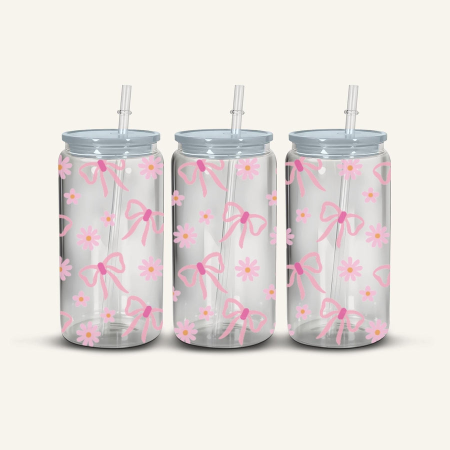 Pink Bows Snowglobe Cup #3