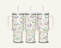 Planets Tumbler with Side Handle