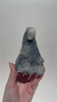 Self-Standing Blue Chalcedony & Apophyllite Cluster (see video) #5