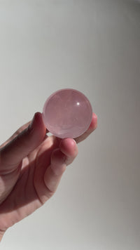 Star Rose Quartz Sphere #9
