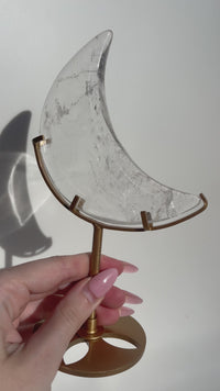 Clear Quartz Moon #2 (see video)