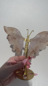 Pink Amethyst Wings #2 (see video)