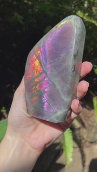 Purple Labradorite Freeform #1 *see video*