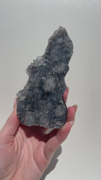 Self-Standing Blue Chalcedony & Apophyllite Cluster (see video) #10