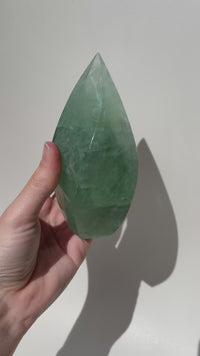 Green Fluorite Flame #2 (see video)