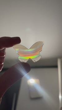 Rainbow Iris Agate Butterfly (see video) 3