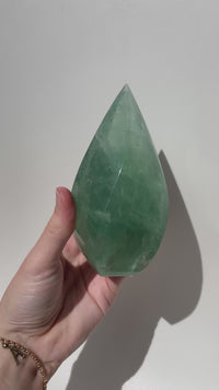Green Fluorite Flame #3 (see video)