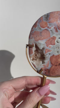 Pink Agate Moon #2 (see video)
