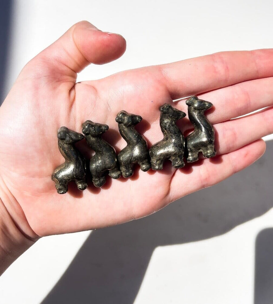 Pyrite Lama Halo Quartz 