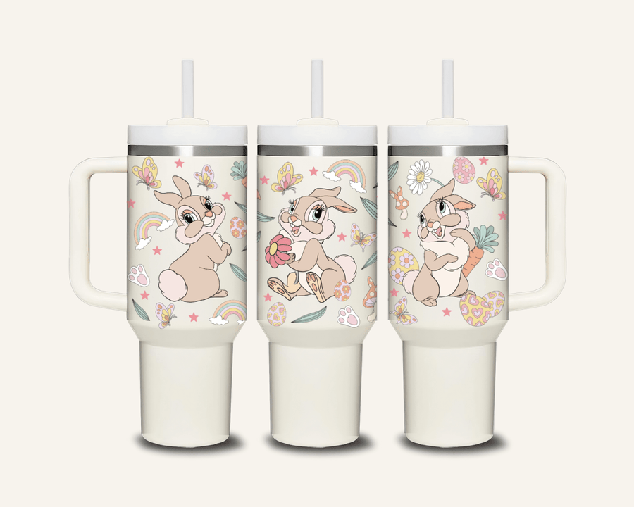 Rabbit Tumbler with Side Handle