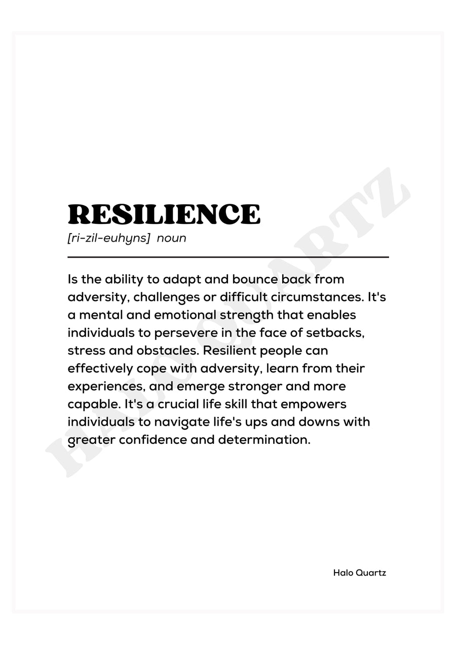 Resilience Halo Quartz 