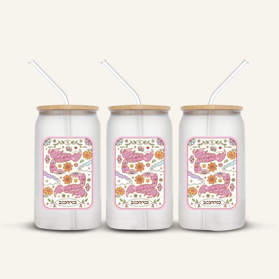 Scorpio Glass Cup *FROSTED*