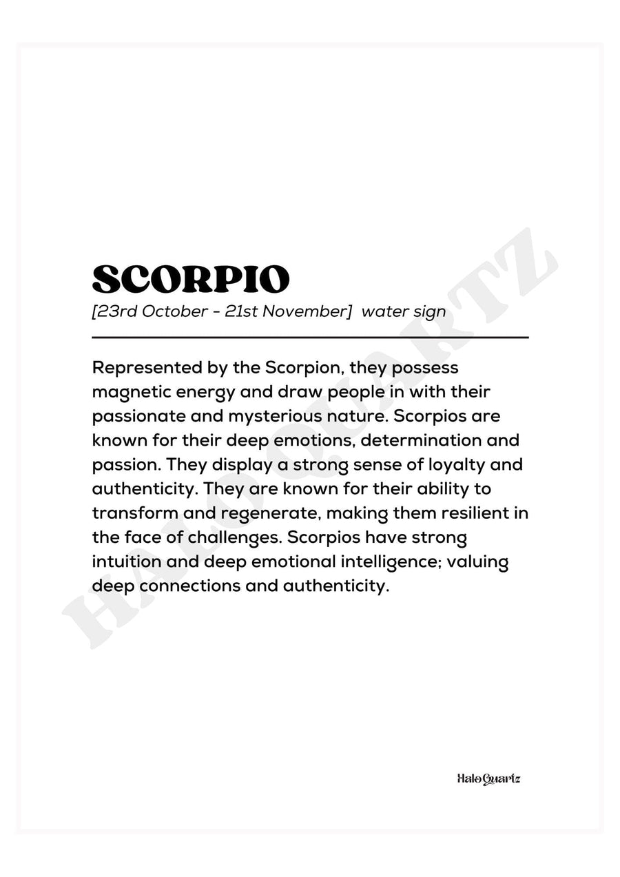 Scorpio Halo Quartz 