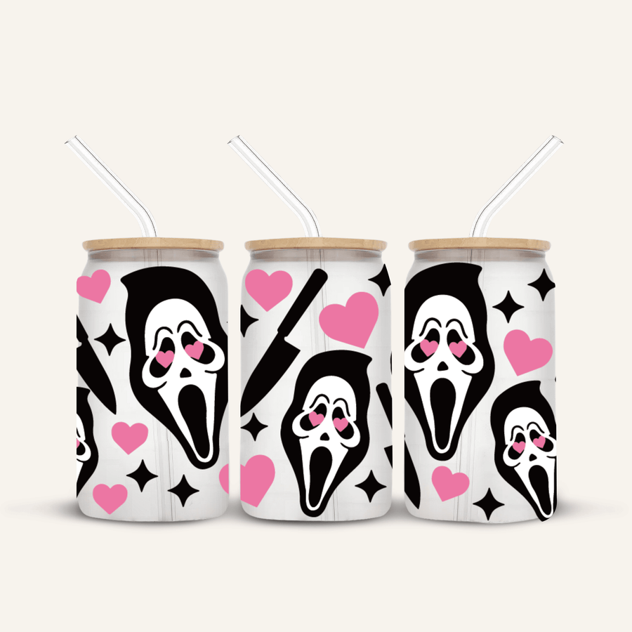 Scream Glass Cup *FROSTED*
