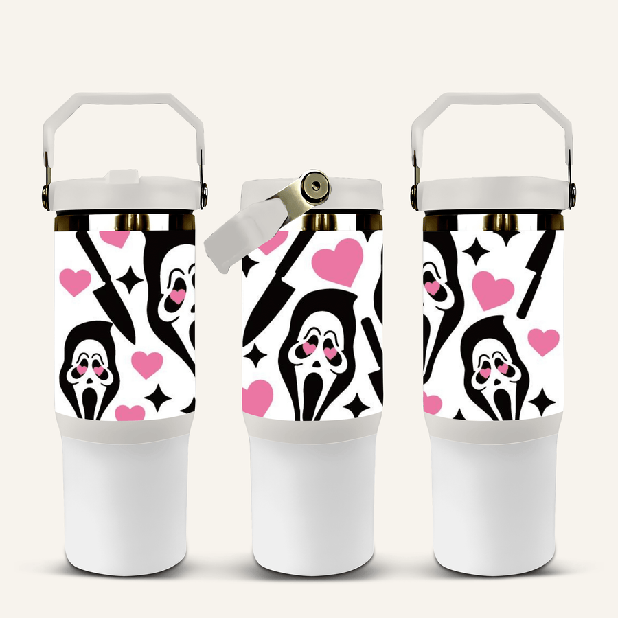 Scream Tumbler with Flip Straw