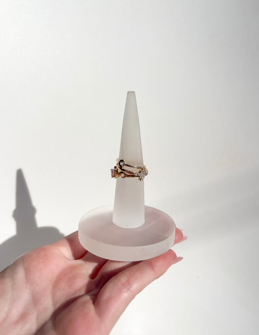 Selenite Ring Holder