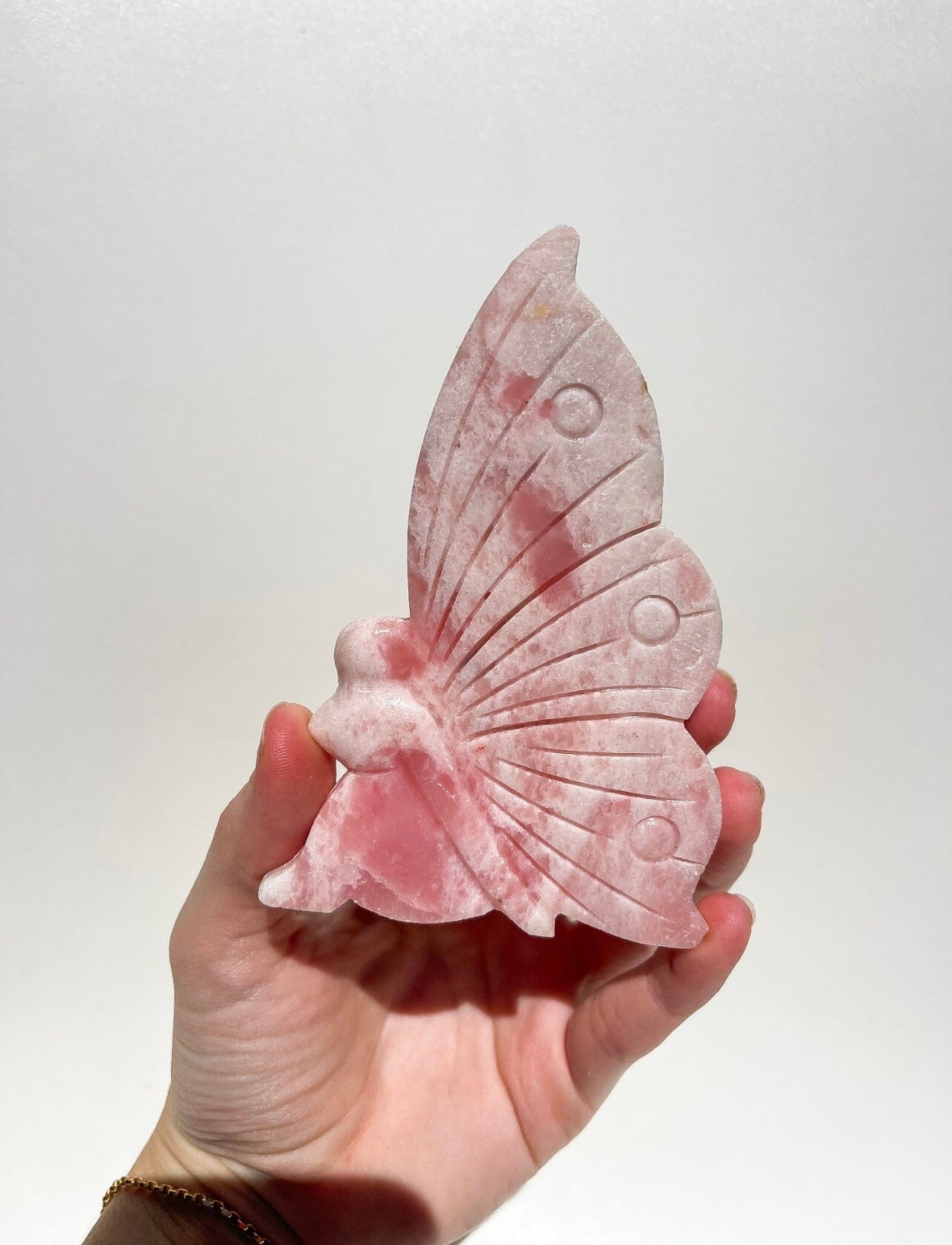 Self-Standing Pink Opal Fairy #3