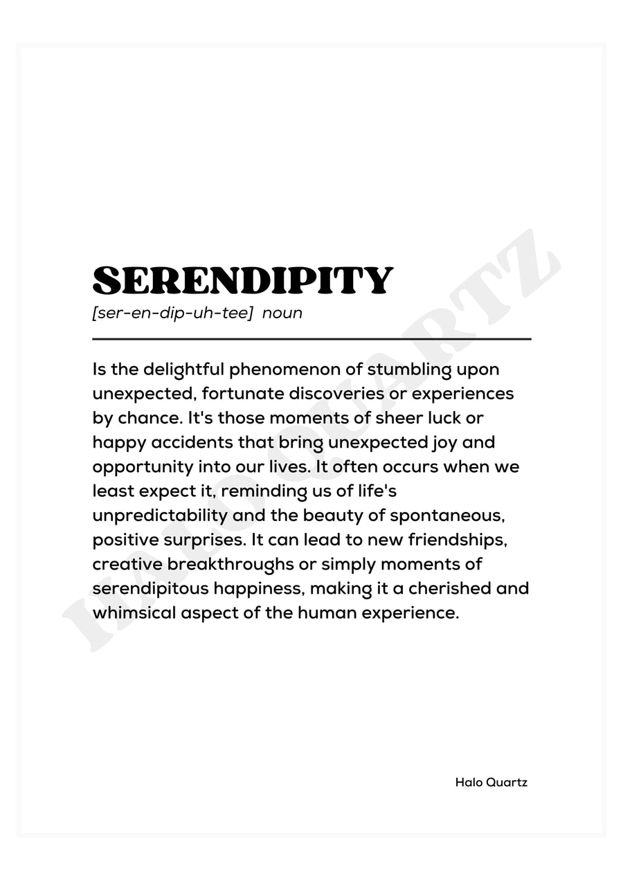 Serendipity Halo Quartz 