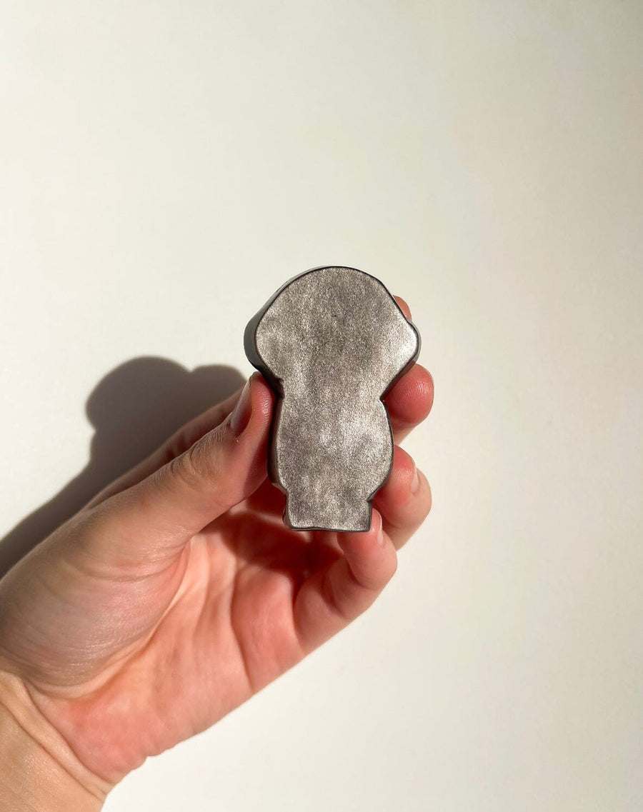 Silver Obsidian Astronaut Halo Quartz 