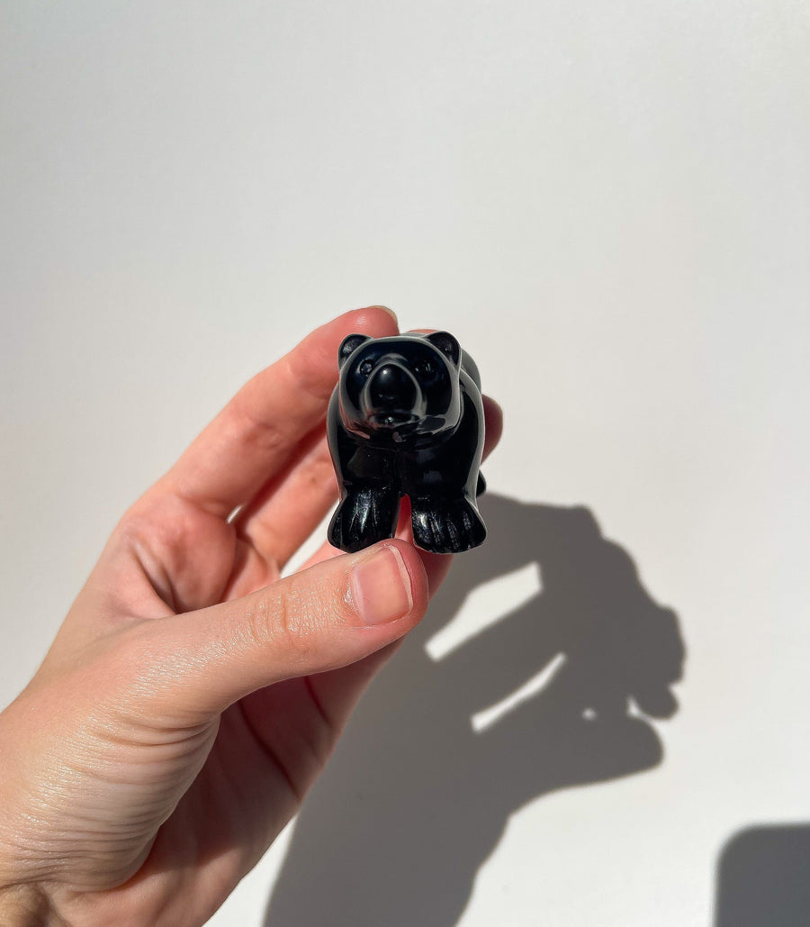 Silver Obsidian Bear (intuitively chosen)