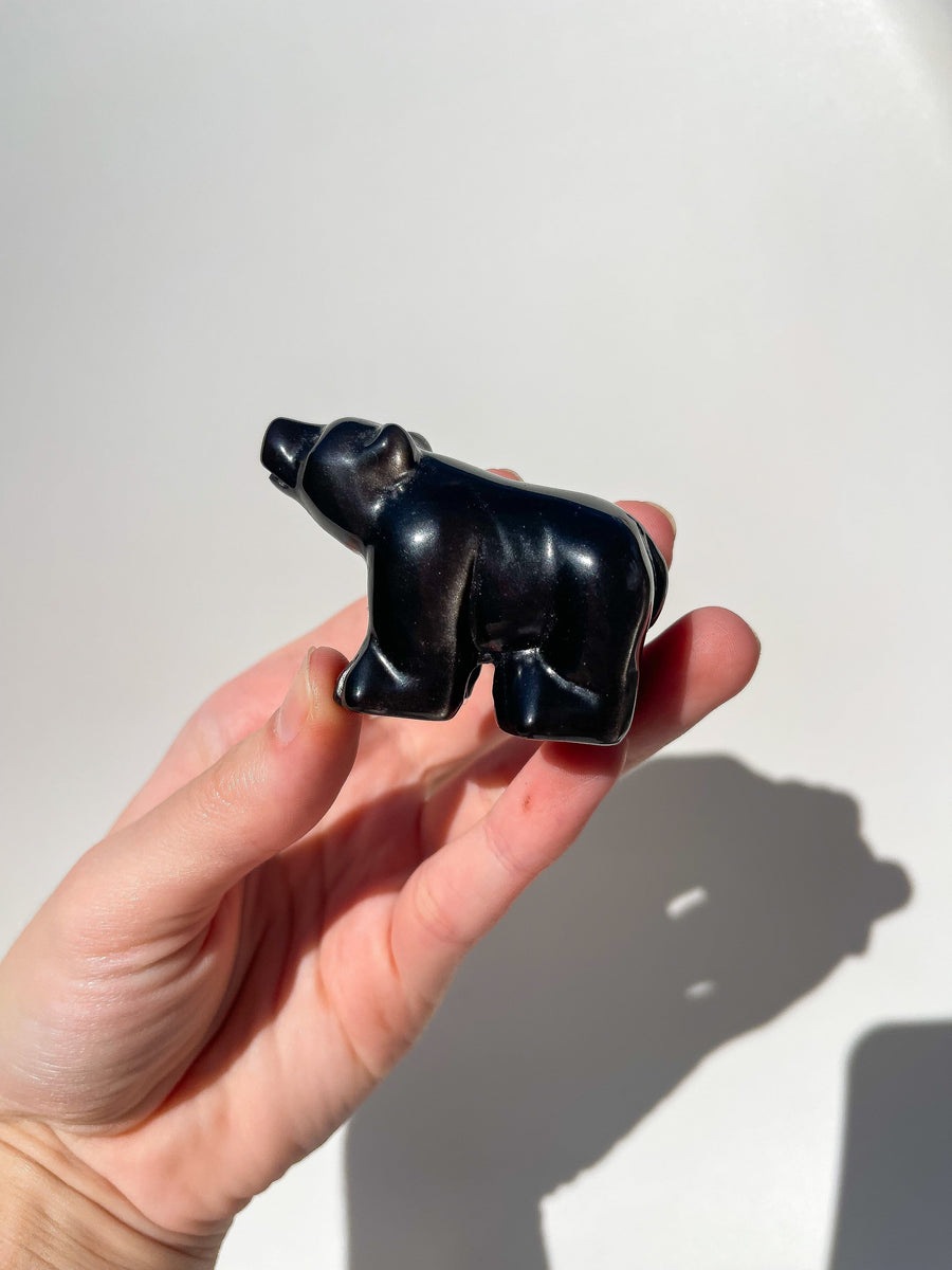 Silver Obsidian Bear (intuitively chosen)