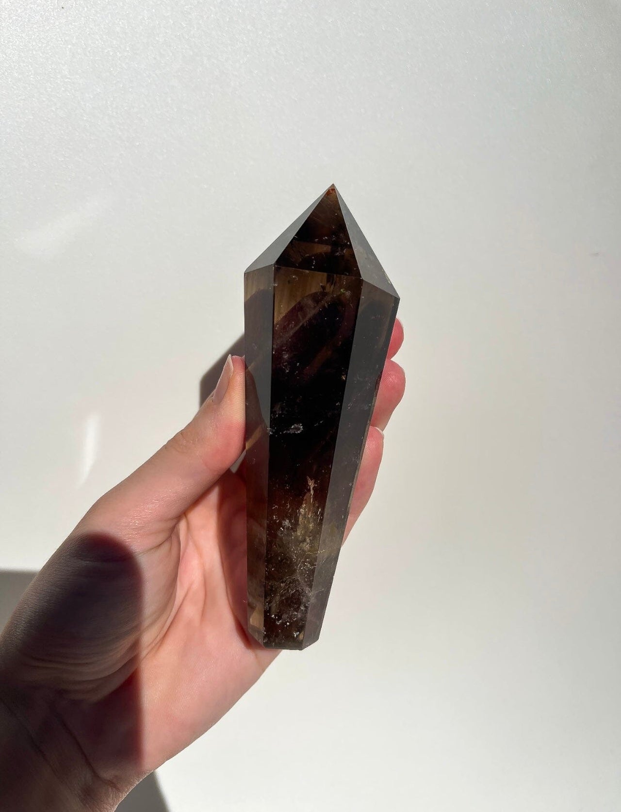 Smokey Quartz Wand On Stand #5