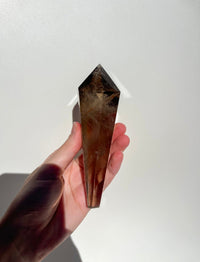 Smokey Quartz Wand On Stand #4