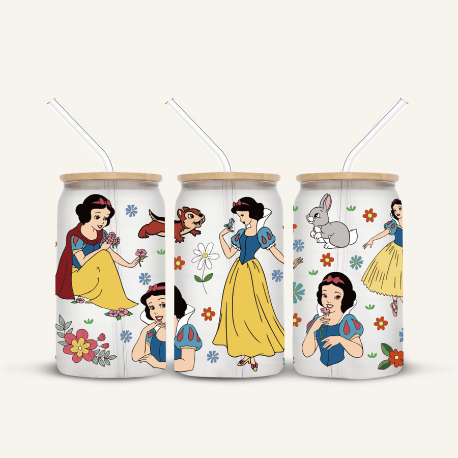Snow White Glass Cup *FROSTED*