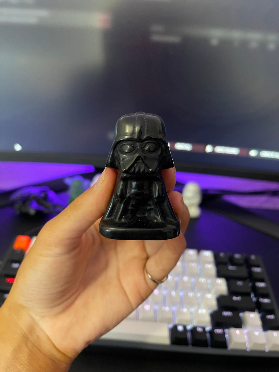 Star Wars Collection Halo Quartz Darth Vader - Black Obsidian 