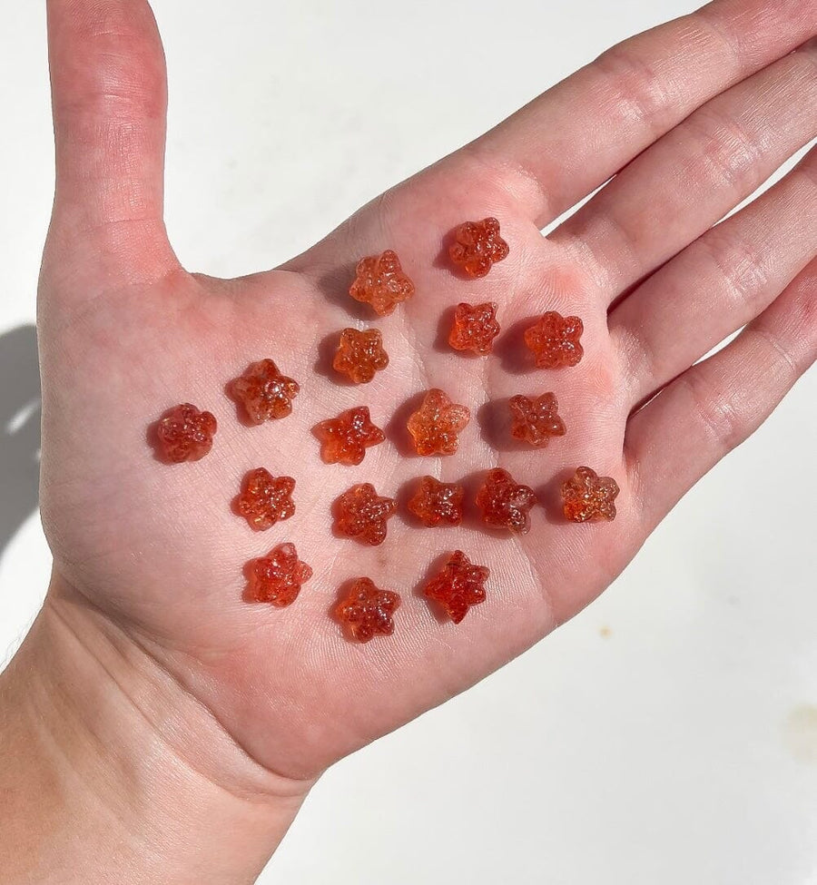 Sunstone Starfish Halo Quartz 