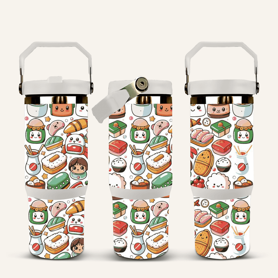 Sushi Tumbler with Flip Straw