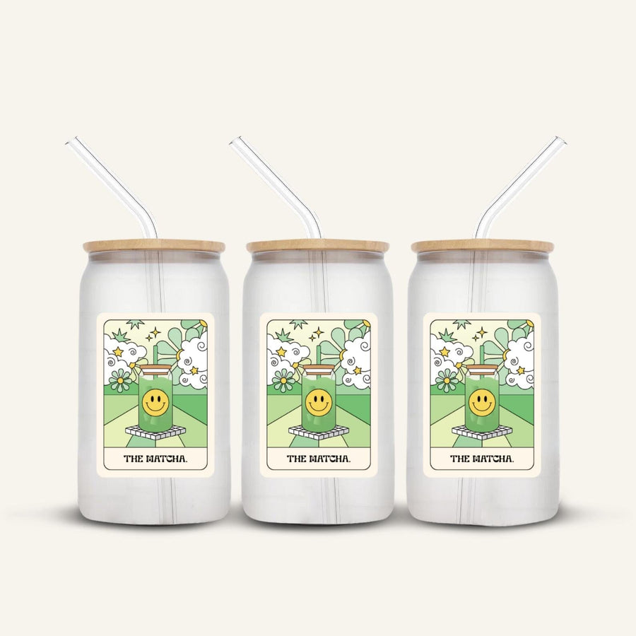 The Matcha Glass Cup *FROSTED*