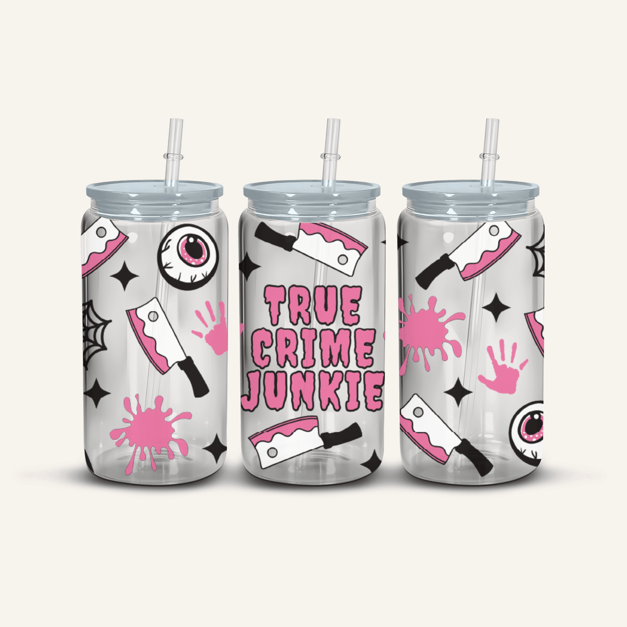 True Crime Junkie Snowglobe Cup