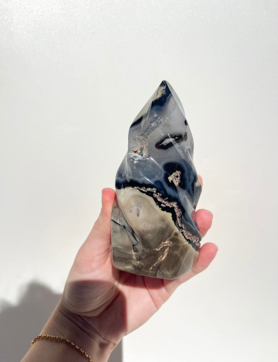 Volcanic Agate Flame