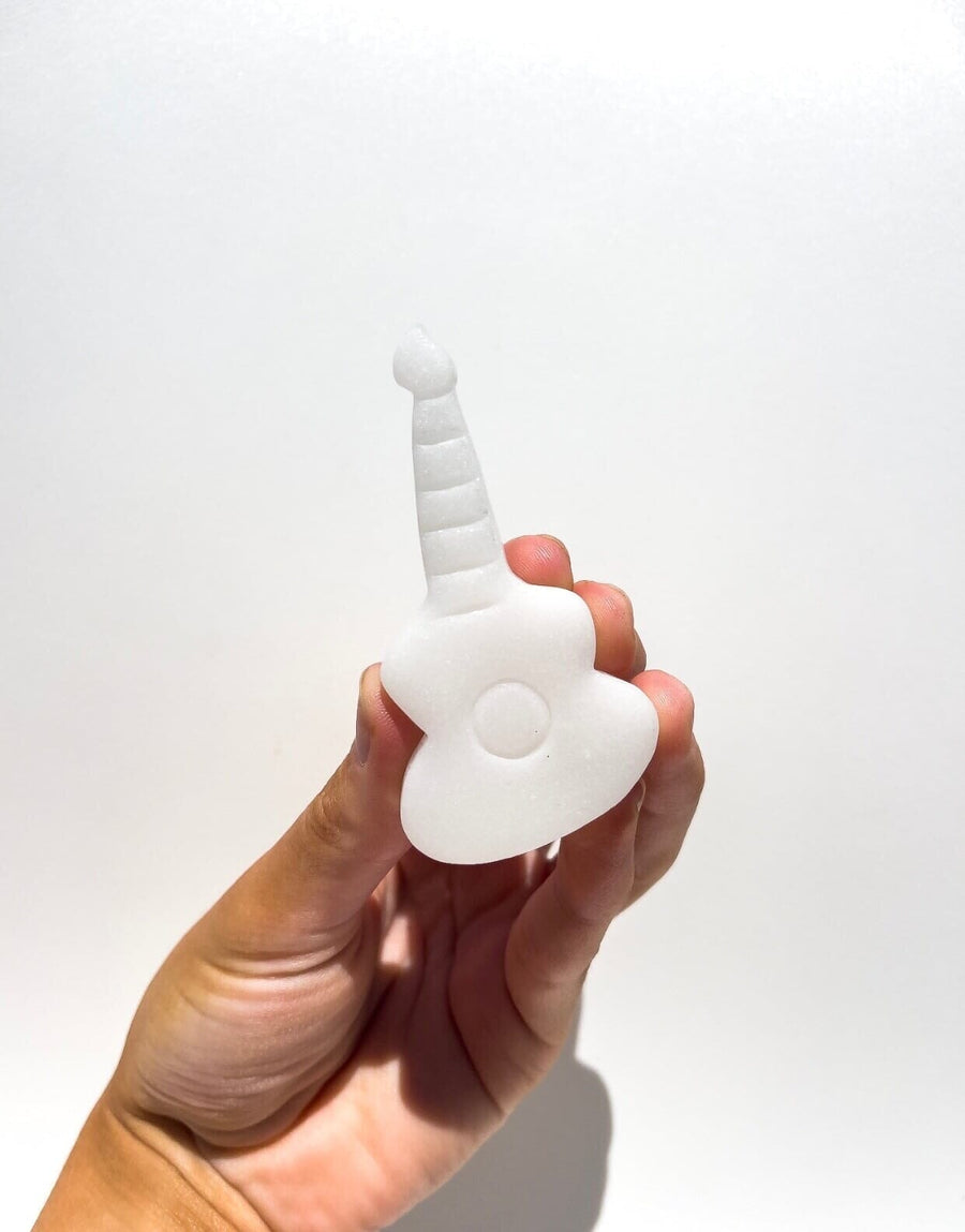 White Jade Guitar Halo Quartz 