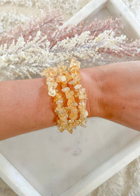 Citrine Bracelet Citrine Halo Quartz 