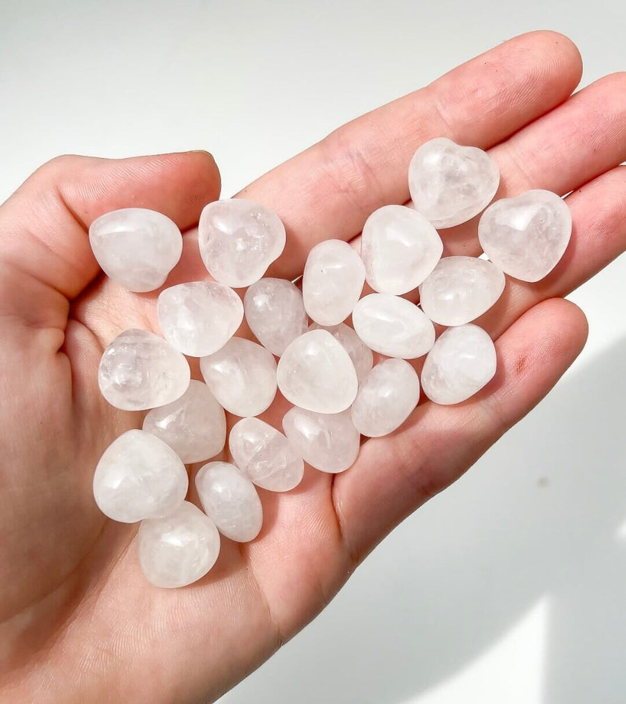 Clear Quartz Heart Halo Quartz 