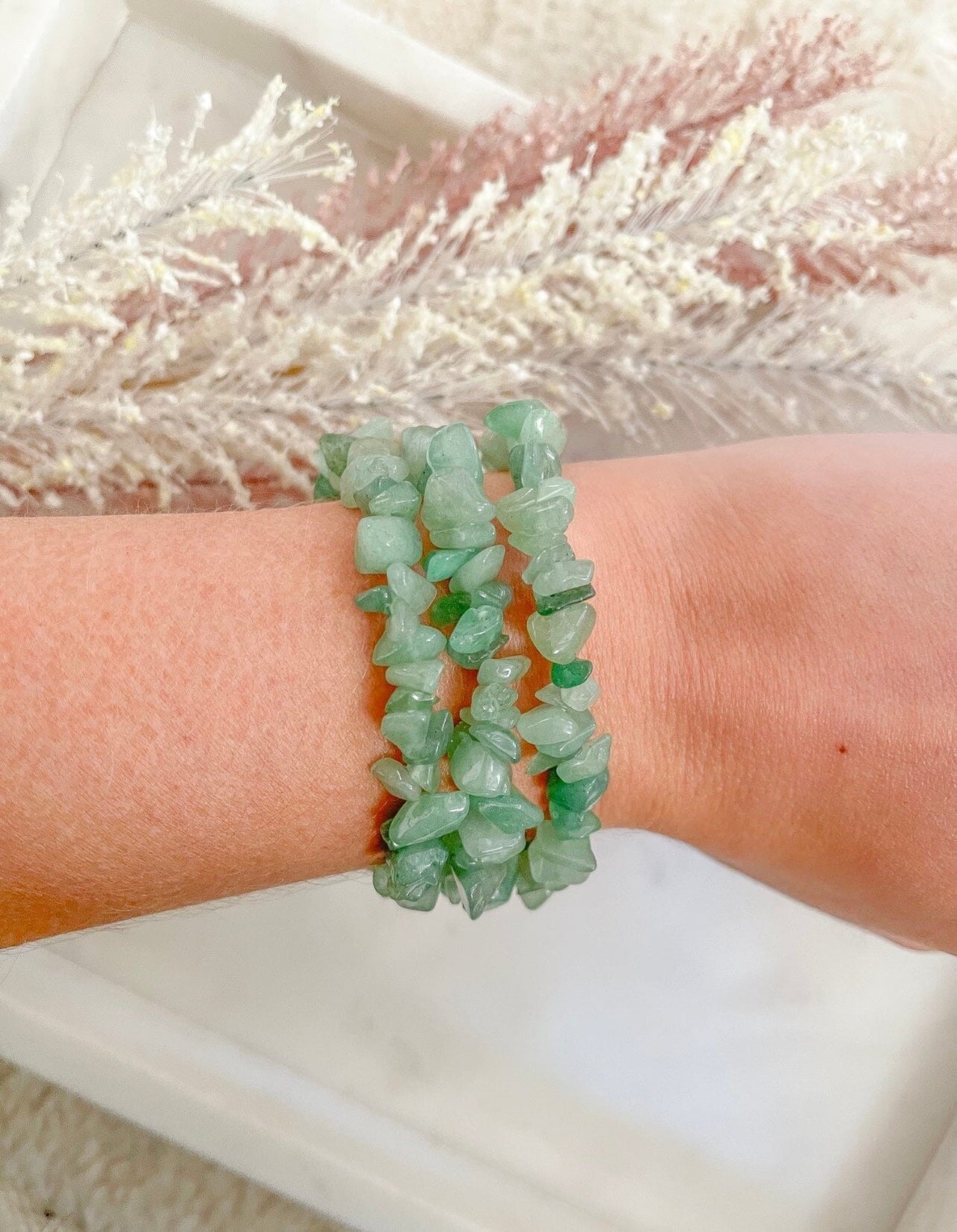 Green Aventurine Bracelet Green Aventurine Halo Quartz 