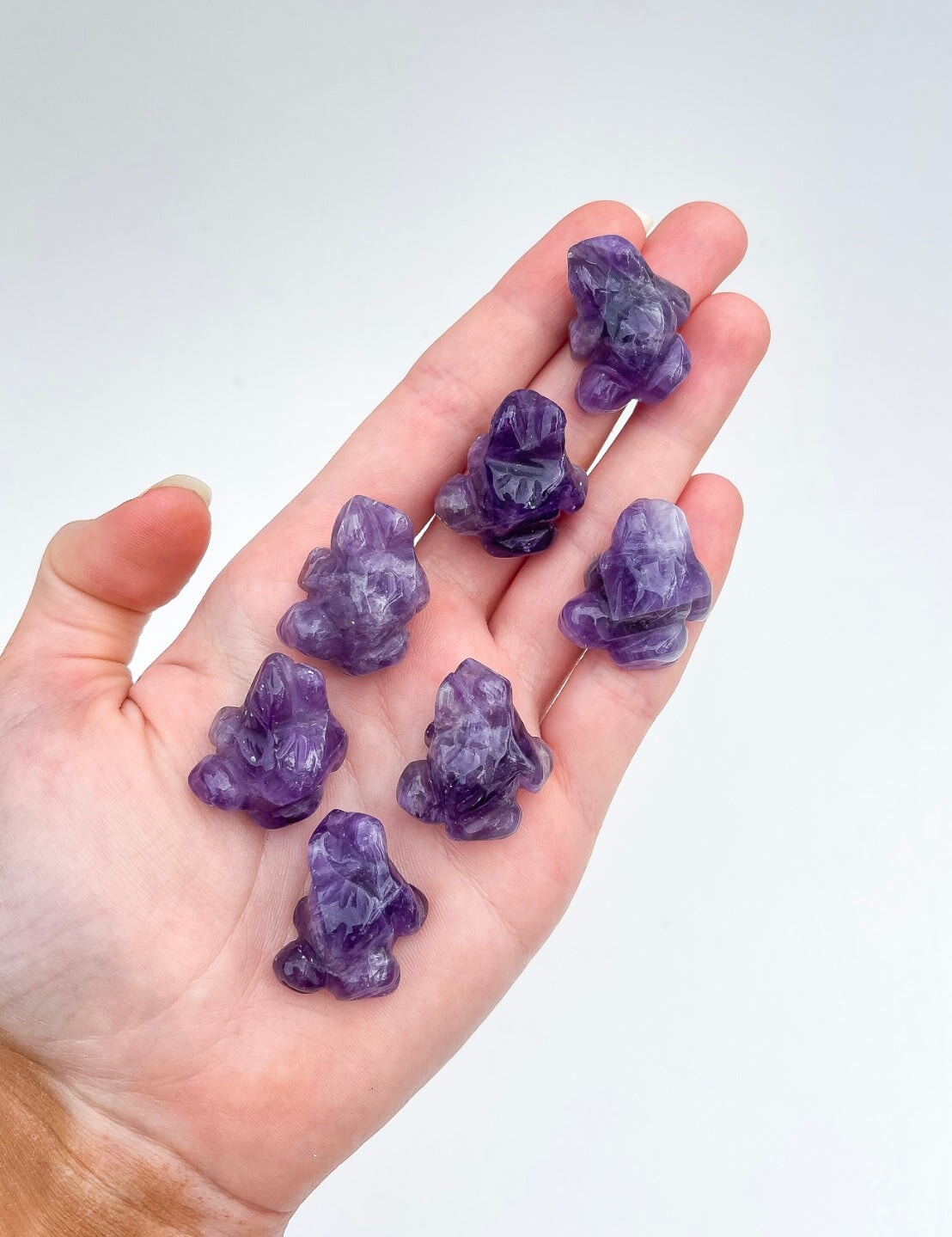 Amethyst Frog Halo Quartz 