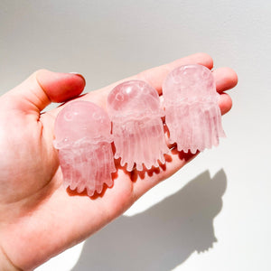 Rose Quartz Jellyfish Halo Quartz 