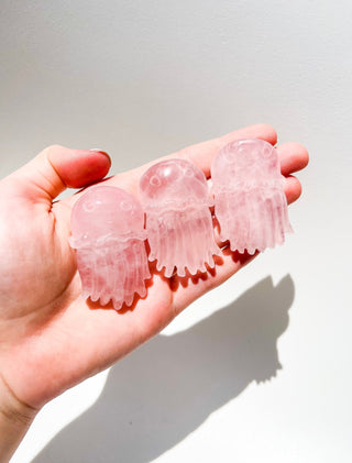 Rose Quartz Jellyfish Halo Quartz 