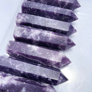 Lepidolite Tower Halo Quartz 
