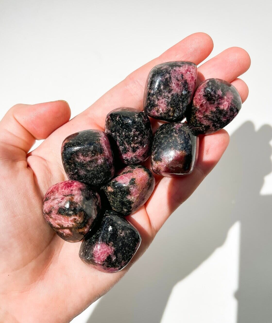 Rhodonite Rhodonite Halo Quartz 